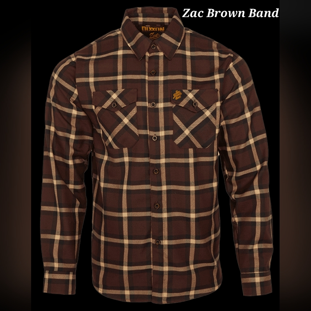 DIXXON Zac Brown Band Flannel -- Mens XL